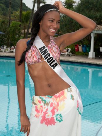 Vídeo e fotos da Miss Universo 2011 Leila Lopes    conheça a Miss Angola