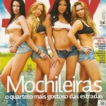 Sexy: fotos das Mochileiras nuas na edição de abril