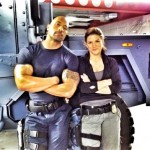 Velozes e Furiosos 6: primeira foto do sets mostra Dwayne “The Rock” Johnson e Gina Carano